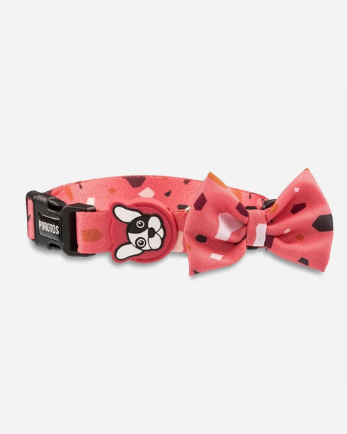 Collar con Moño Rocky Rosa
